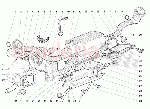 Part Diagram for Lamborghini 008611606