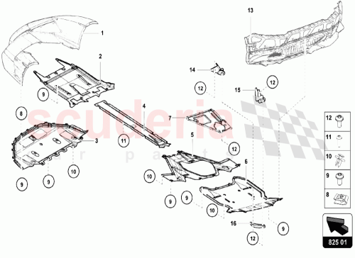 Part Diagram for Lamborghini N90896301
