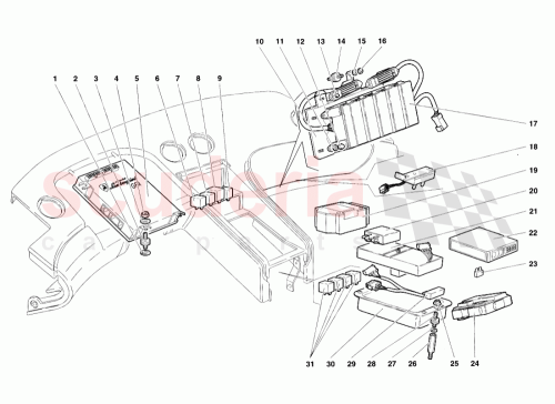 Part Diagram for Lamborghini 006135155