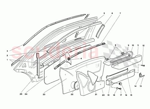 Part Diagram for Lamborghini 0072007247