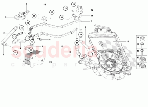 Part Diagram for Lamborghini 470121079B