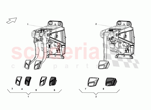 Part Diagram for Lamborghini 401721140S