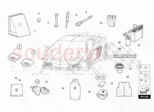 Part Diagram for Lamborghini 470951206A