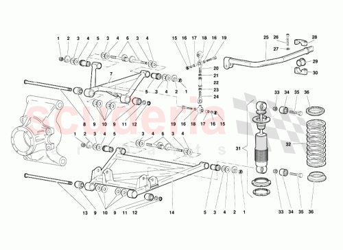 Part Diagram for Lamborghini 008201206