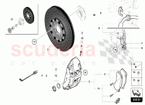 Part Diagram for Lamborghini 470615301G