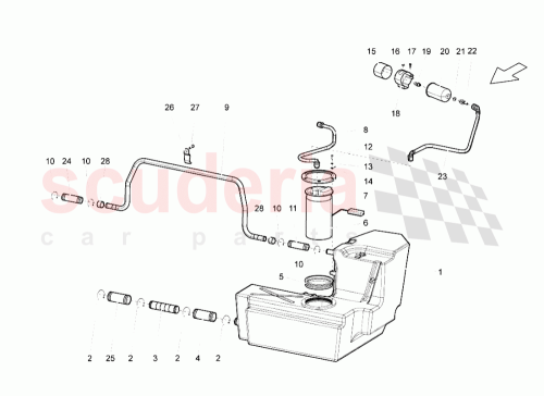 Part Diagram for Lamborghini N91115201