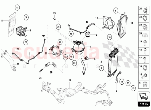 Part Diagram for Lamborghini N90731503