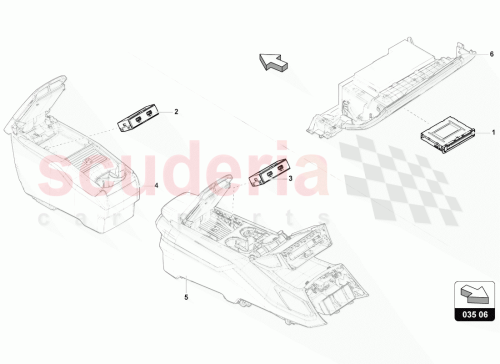 Part Diagram for Lamborghini 4N0035722