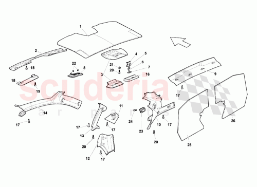 Part Diagram for Lamborghini 410867646A