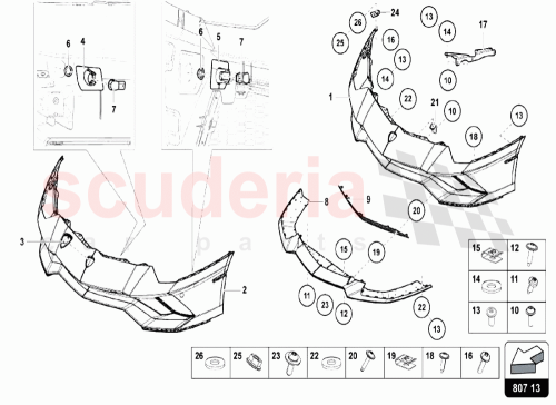 Part Diagram for Lamborghini N91207701