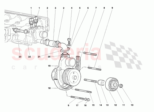 Part Diagram for Lamborghini 008832604
