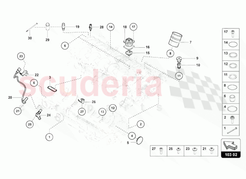 Part Diagram for Lamborghini 07M919561