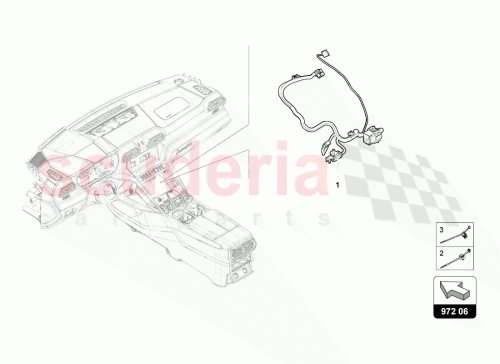 Part Diagram for Lamborghini 4ML971641B