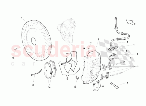 Part Diagram for Lamborghini 400615106AB