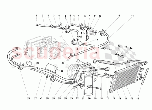 Part Diagram for Lamborghini 008700542