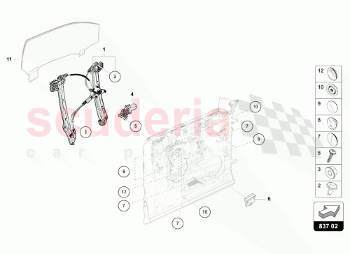 Part Diagram for Lamborghini 4K0959801
