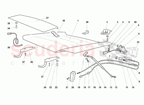 Part Diagram for Lamborghini 418827023