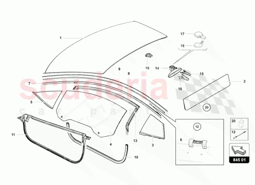 Part Diagram for Lamborghini 476853701C