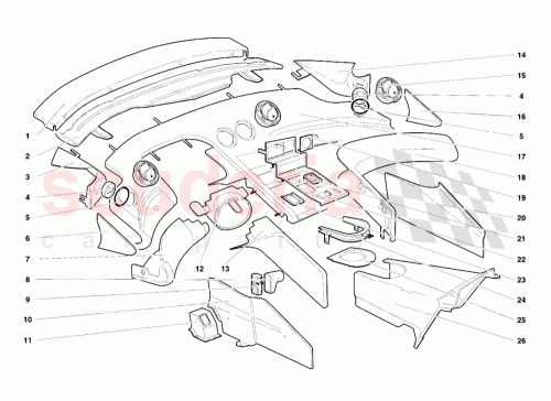 Part Diagram for Lamborghini 009414336