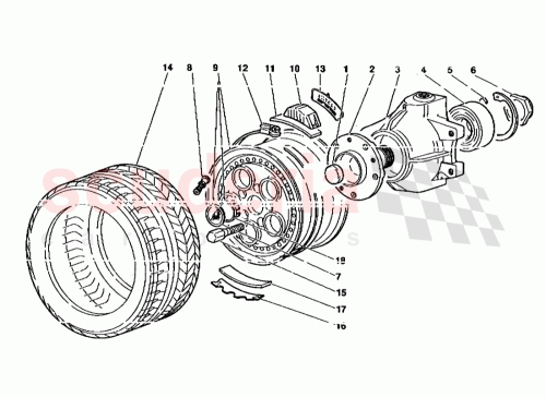 Part Diagram for Lamborghini 005131323