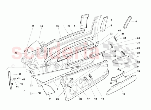 Part Diagram for Lamborghini WHT001187