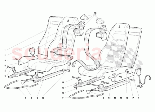 Part Diagram for Lamborghini 008410601