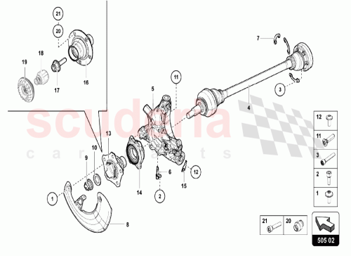 Part Diagram for Lamborghini WHT007467