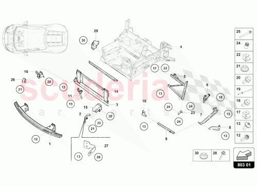 Part Diagram for Lamborghini 4T0806592B