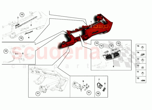Part Diagram for Lamborghini 470857087
