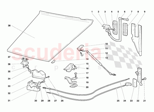 Part Diagram for Lamborghini 009459105
