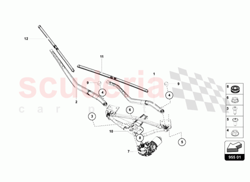 Part Diagram for Lamborghini 471955426A
