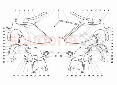 Part Diagram for Lamborghini 009411426