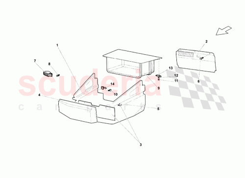 Part Diagram for Lamborghini 4B0947415A