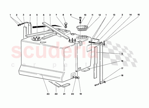 Part Diagram for Lamborghini 0062004954