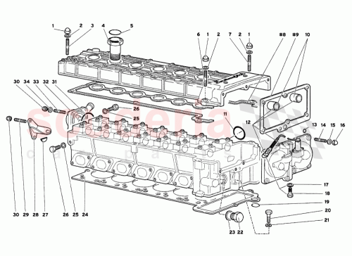 Part Diagram for Lamborghini 0011003889