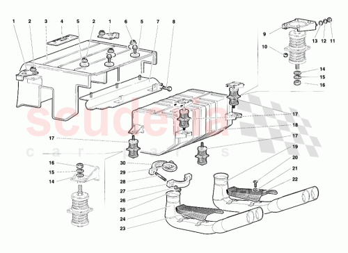 Part Diagram for Lamborghini 004435002