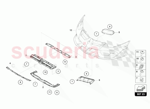 Part Diagram for Lamborghini 470807449