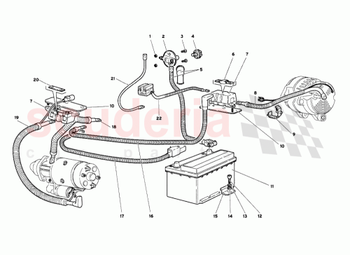 Part Diagram for Lamborghini 0061009365