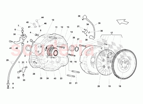Part Diagram for Lamborghini WHT002219