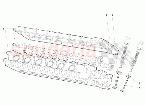 Part Diagram for Lamborghini 001220819