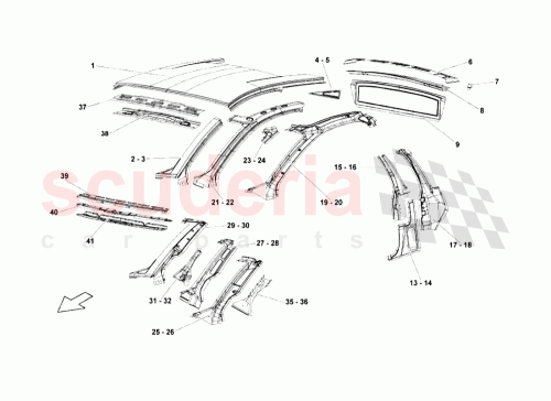 Part Diagram for Lamborghini 418853172