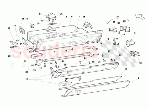 Part Diagram for Lamborghini 400863241C