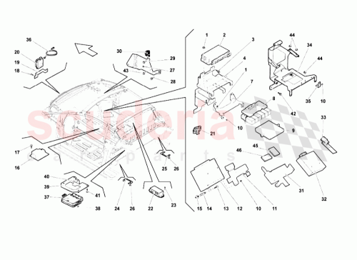 Part Diagram for Lamborghini 408959655