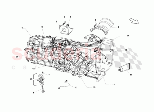 Part Diagram for Lamborghini 420399113A