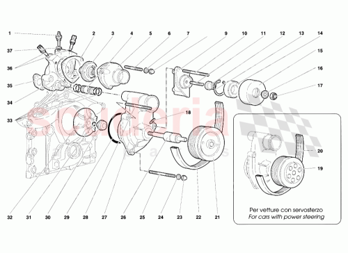 Part Diagram for Lamborghini 001734756