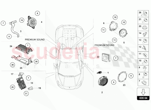Part Diagram for Lamborghini 420907394B