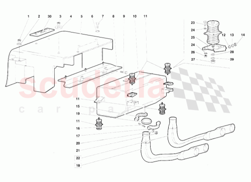 Part Diagram for Lamborghini 004431308