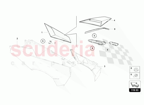 Part Diagram for Lamborghini 470198201A