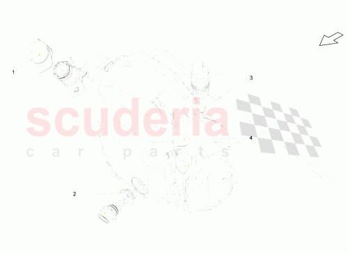 Part Diagram for Lamborghini 401955407