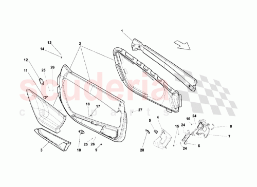 Part Diagram for Lamborghini 400867172E